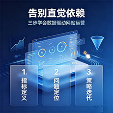 沧州建站-告别直觉依赖：三步学会数据驱动网站运营