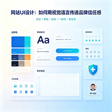 沧州建站-网站UI设计：如何用视觉语言传递品牌信任感